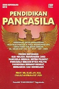 Image of Pendidikan Pancasila Edisi Reformasi 2010