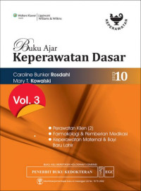 Image of Buku Ajar Keperawatan Dasar Vol. 3 Edisi 10