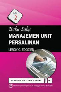Image of Buku Saku Manajemen Unit Persalinan Edisi 2