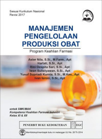 Image of Manajemen Pengelolaan Produksi Obat Program Keahlian Farmasi