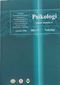 Image of Psikologi : Modul Mahasiswi Psikologi BD 213