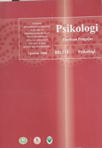 Image of Psikologi : Panduan Pengajar Psikologi BD 213
